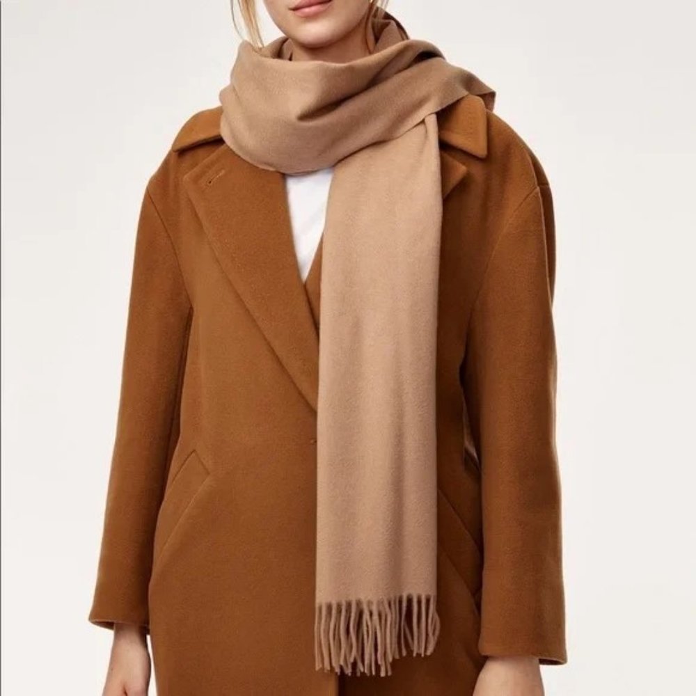 Aritzia Aspen Cashmere Scarf NWT